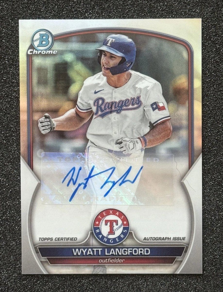 MaxKirking's tweet image. Looking to get these moved, asking $275 shipped each

Langford is /99 from 23 Bowman Draft

Witt is /25 from 23 Topps Five Star