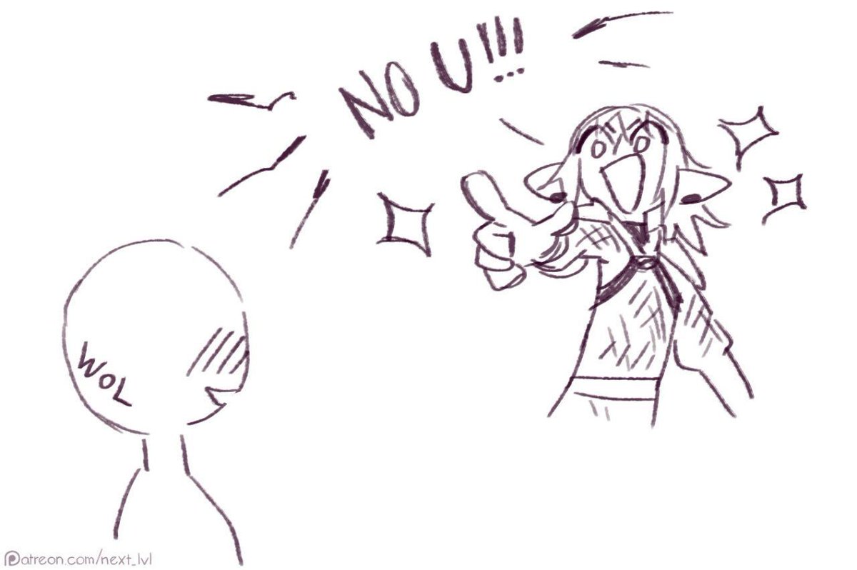 ffxiv_fragments's tweet image. the loveliest "no u" you'll ever hear