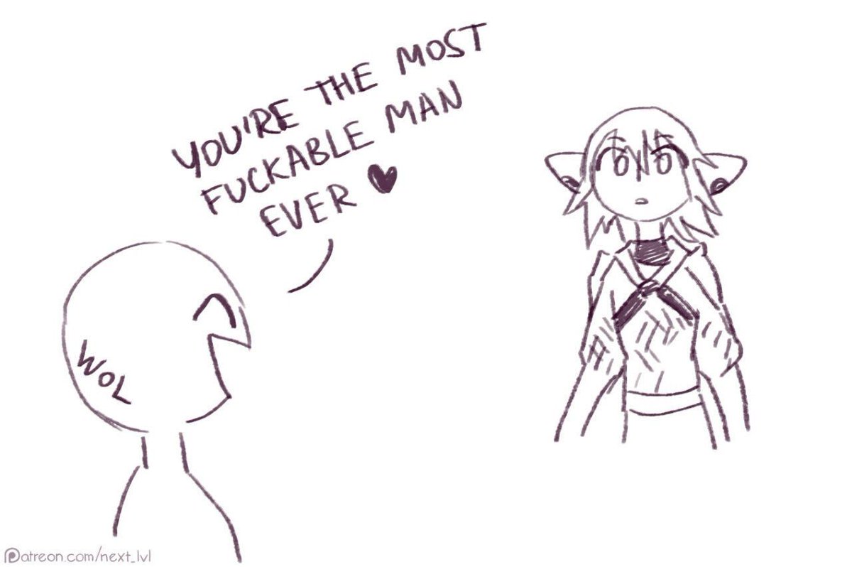 ffxiv_fragments's tweet image. the loveliest "no u" you'll ever hear