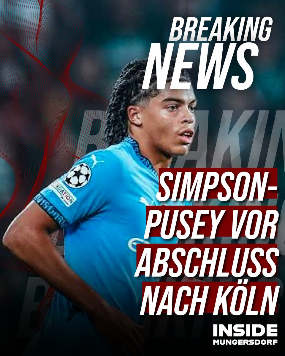 insidemueng's tweet image. SIMPSON-PUSEY TO 1. FC KÖLN. 🔴⚪️