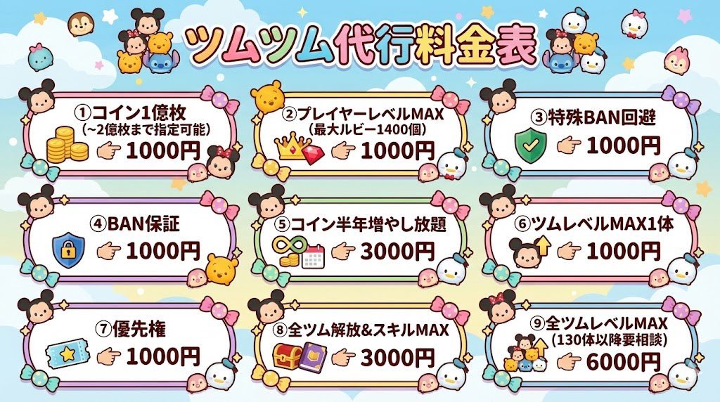 TubagsKunto's tweet image. 🌸業界最安値 1000円から依頼可能！
🌸従業員多数で24時間対応
🌸お得なプラン複数用意！

ご依頼は【x.com/messages/compo…】

#ツムツム代行 #ツムツム #ツムツムチート代行