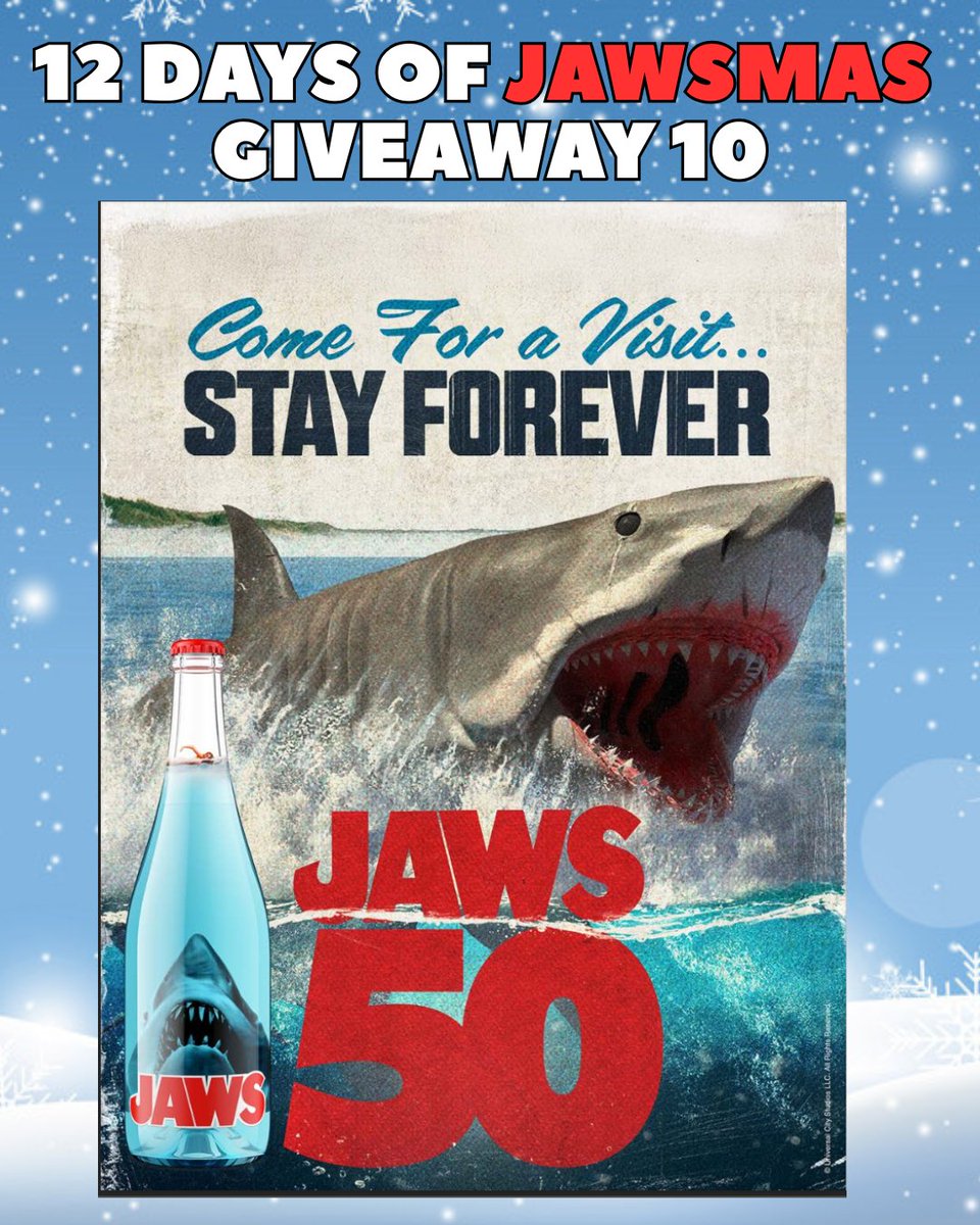 WIN #JAWS 50th Anniversary commemorative posters and stickers!

To enter this giveaway: 
1. Follow @fiordisole
2. In the comments, type: We drink to our legs!

 Good luck!