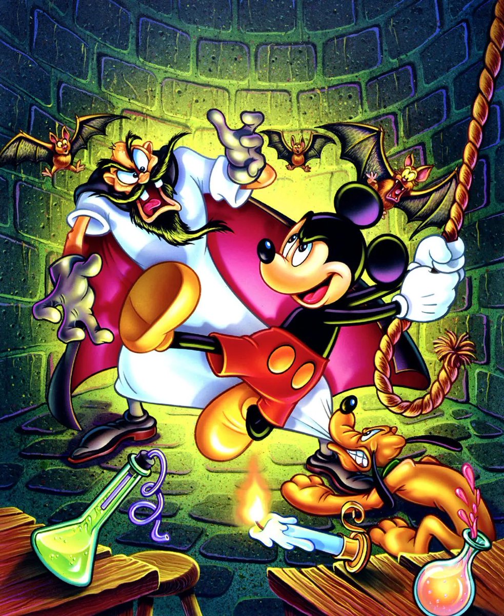 Artwork done for Mickey Mania by Greg Wray.