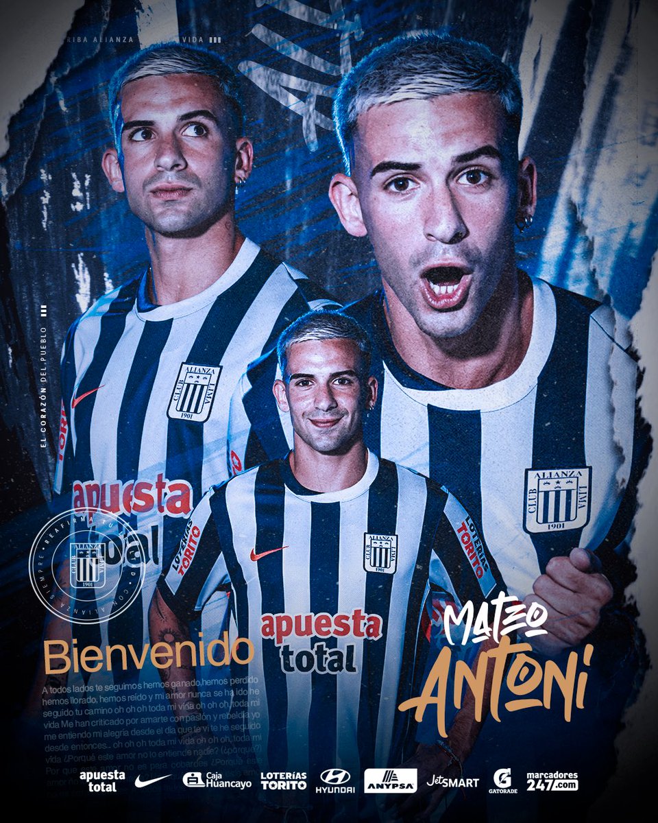 ¡𝐁𝐢𝐞𝐧𝐯𝐞𝐧𝐢𝐝𝐨 𝐚 𝐥𝐚 𝐟𝐚𝐦𝐢𝐥𝐢𝐚 𝐛𝐥𝐚𝐧𝐪𝐮𝐢𝐚𝐳𝐮𝐥, 𝐌𝐚𝐭𝐞𝐨 𝐀𝐧𝐭𝐨𝐧𝐢! ⚪️🔵

Esto recién empieza. 💪🏾

#RefuerzoBlanquiazul2026