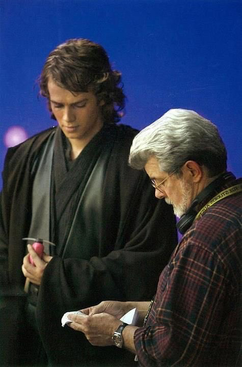 TheCinesthetic's tweet image. Hayden Christensen recalls going on a walk with George Lucas one evening while filming Star Wars: Revenge of the Sith:

"George ended the conversation by saying to me, ‘Hayden, you can't change the world. It's not possible. All you can do is try to make your own world and then…