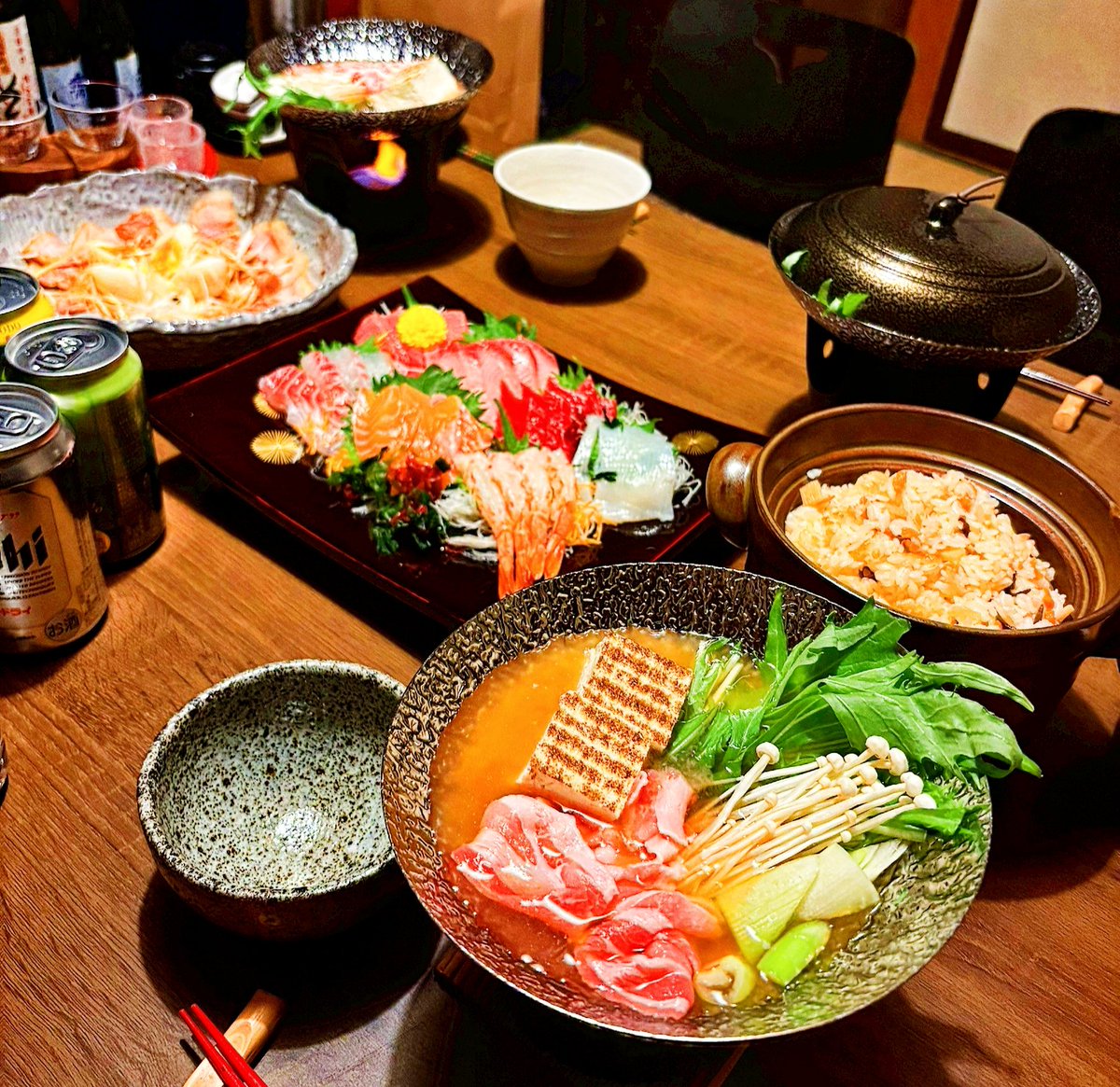 windom0358's tweet photo. Ｘ投稿ファイナル！

食べて呑んでの年末年始🎍

#料理男子
#おうちごはん
#おせち https://t.co/iWSs0LBGBK