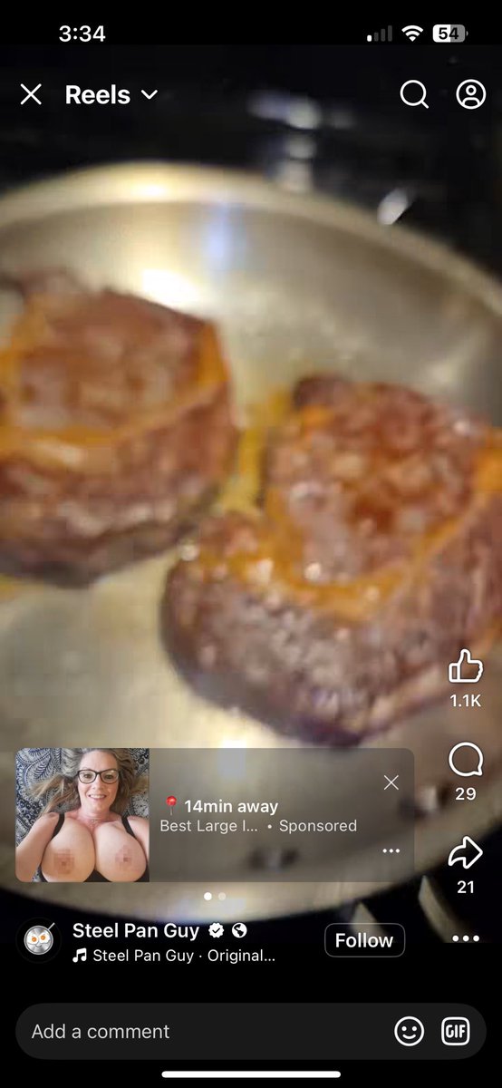 How can FB allow these reels? This looks like a terribly overcooked ribeye 😑