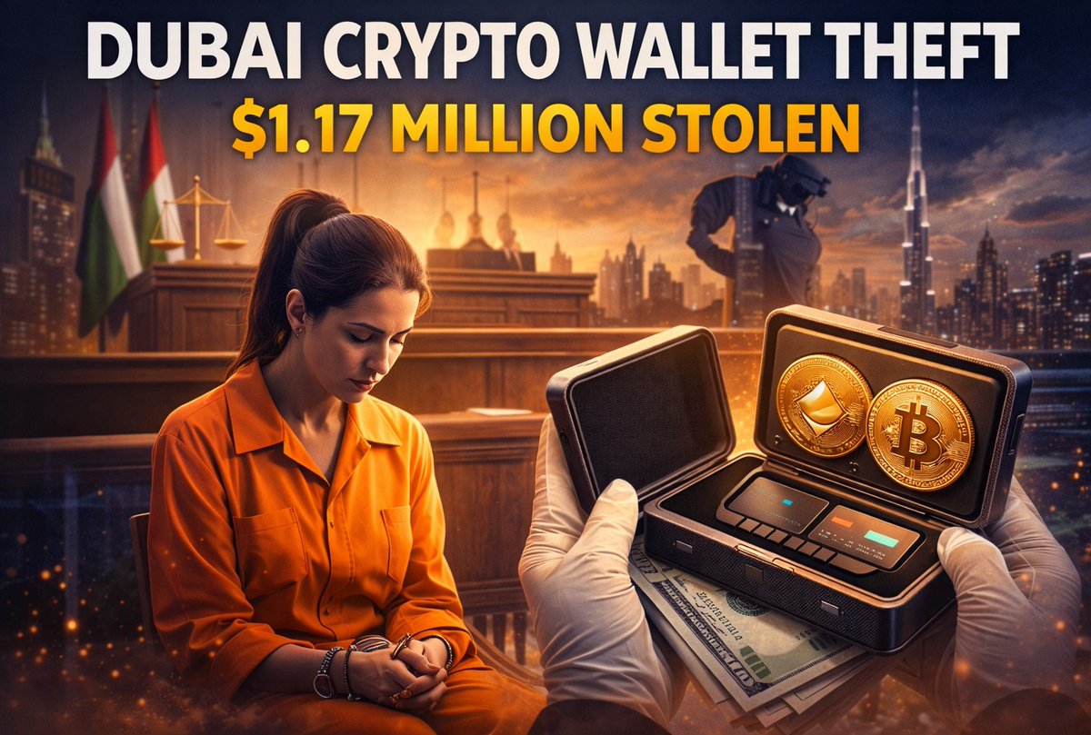 Dubai court jails woman over a staged meeting that led to a $1.17M crypto hardware wallet theft, highlighting real world risks in digital assets. 

More crypto news at tokenhell.com

(Source: junoswap.me/blog/dubai-cry…)