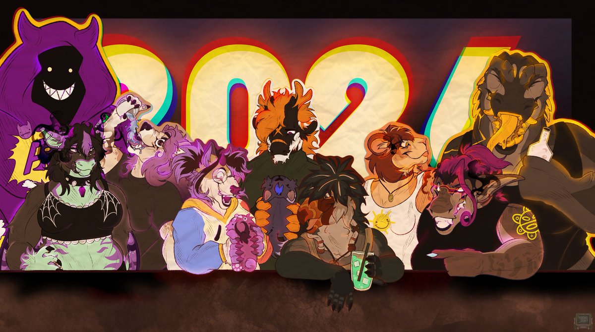 mochiona's tweet image. happy new year from the weirdest gaggle of freaks ever!!! ✨🫶