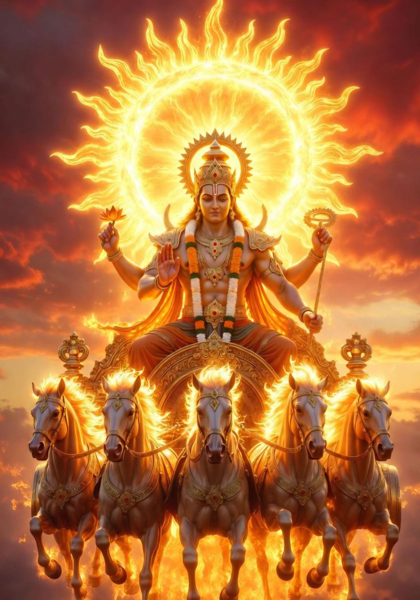 MrMishra's tweet photo. सूर्य देव की कृपा से जीवन में तेज, ऊर्जा और सकारात्मकता बनी रहे। आज का सूरज आपके लिए नया उजाला और नई आशा लेकर आए।

सृष्टि के एकमात्र दृश्यमान देवता सूर्य देव के प्रातः दिव्य अलौकिक दर्शन।

ॐ विश्वानि देव सवितर्दुरितानि परासुव।
यद्भद्रं तन्न आ सुव॥

ॐ सूर्यदेवाय नमः 🌞 https://t.co/aQzXGUWFN5