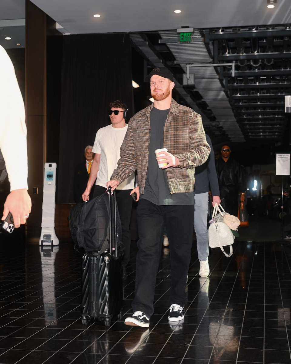 Seahawks's tweet image. 📍 QB1 in the building