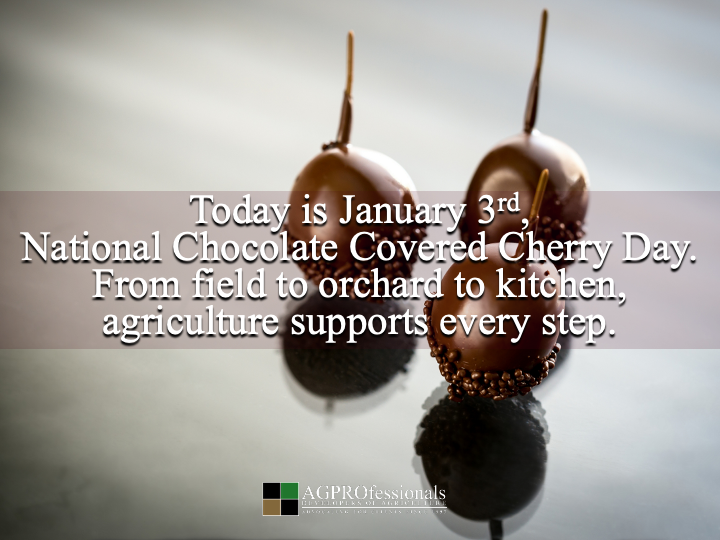 Happy National Chocolate Covered Cherry Day. 🍒🍫
A sweet reminder that every treat begins with agriculture.
