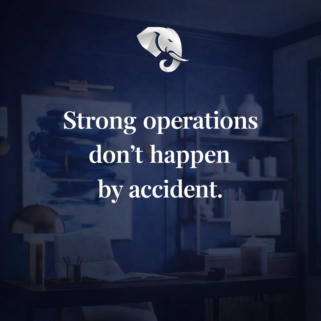 ElephStandard's tweet image. Strong operations don’t happen by accident.

They’re built intentionally — with structure, clarity, and accountability.

#businessoperations
#operationsleadership