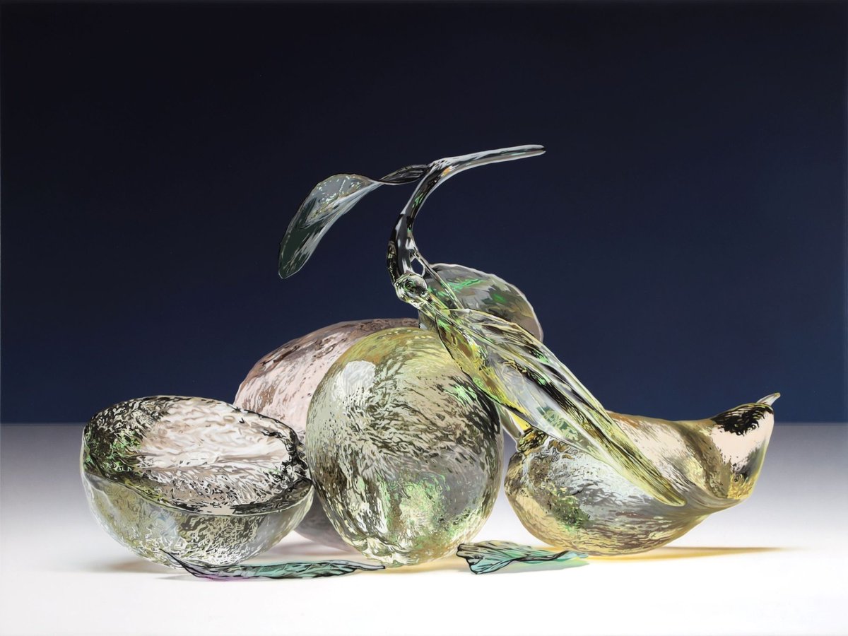 plusonegallery's tweet image. Tom Martins ‘Neo-Citrus’ acrylic on polyester linen, 60 x 80 cm is now available in the gallery.

Email info@plusonegallery.com for further information 

#plusonegallery #hyperrealism #tommartin #painting