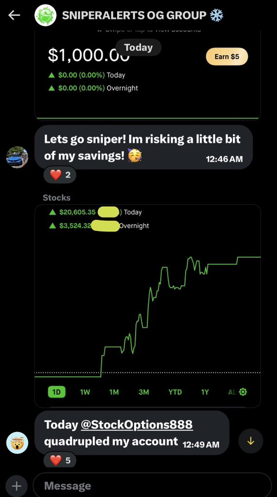 ADDING 100 MORE LOYAL &amp; NEW FOLLOWERS TODAY 📚⚡️

WHO STILL NEEDS PERSONAL ACCESS TO MY FREE STOCK TRADING GROUP CHAT? $SPY

10X POTENTIAL NONE THE LESS 

COMMENT &amp; RT TO ENTER ❤️ $SPX