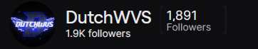 DutchWvs's tweet image. So close to 1,9K followers on Twitch. Let's go and keep working hard on my streaming 💪👍