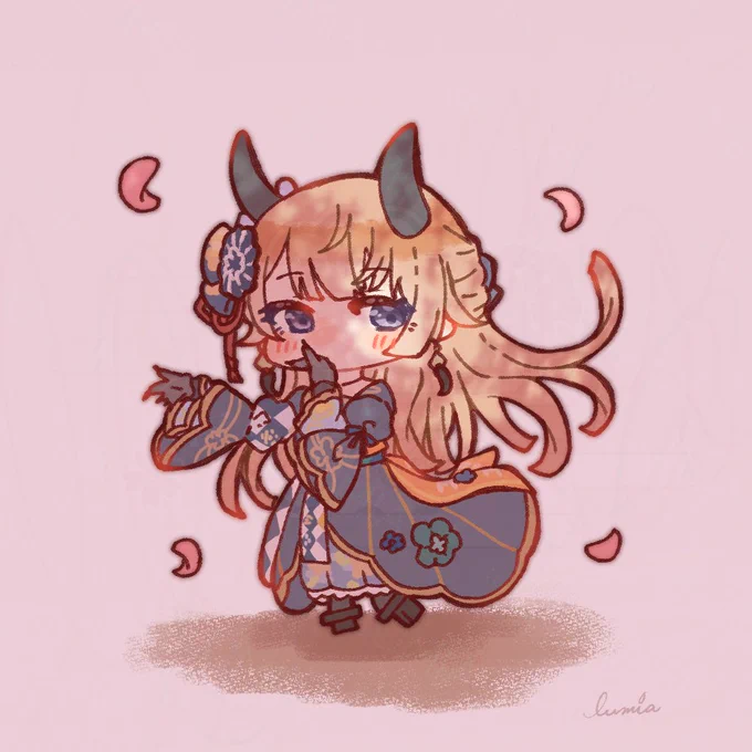 笑顔溢れる鬼姫の衣 #prsk_FA #花里みのり