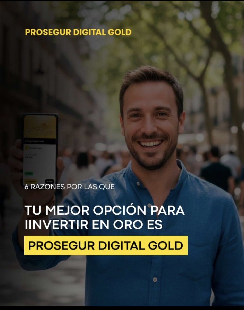 Invertir en oro no es solo confiar en el activo, sino en todo el sistema que lo respalda.
Custodia profesional, procesos auditables y una operativa clara elementos que aportan estabilidad y reducen incertidumbre
ow.ly/k4fR30sSkWA
 #OroFísico #SomosInnovación #SomosProsegur