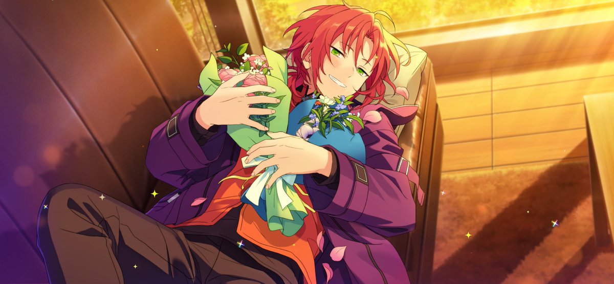 あんスタ 月永レオ ありがとうあんさんぶるスターズ‼️明けましておめでとう、月永レオくん‼️