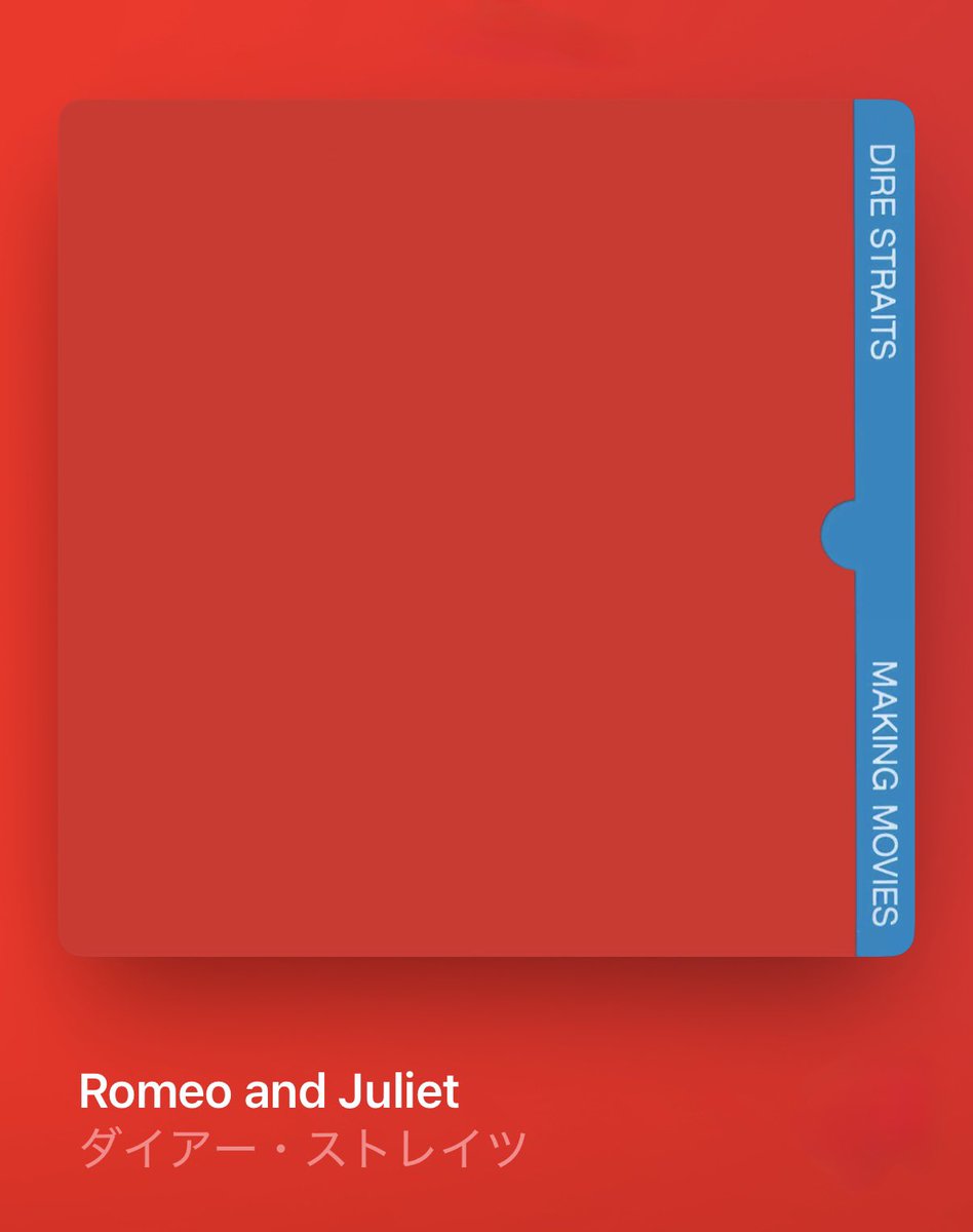 1986battery's tweet image. ⁎⁺˳✧༚*❁おはようございます❃*˚✧₊⁎

今朝は愛の歌を聴きます。1980年リリースのアルバム『Making Movies』に収録のヒット曲。マーク・ノップラーの奏でるフィンガーピッキングのアルペジオがすごく好きです。ドラマティックなサビメロも良い。名曲！

#DireStraits
#NowPlaying 🎧