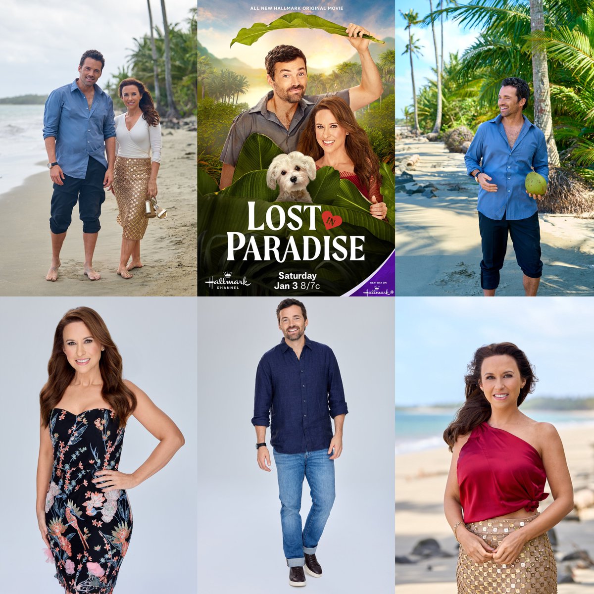 PinkSunsetxo's tweet image. Lost In Paradise starring Lacey Chabert and Ian Harding premieres on Hallmark Channel tonight! 🏝🪷🌴🦜 #LostInParadise #WinterEscape @IamLaceyChabert @syntheticcinema @Keith_Costumes 

📸 Hallmark Media