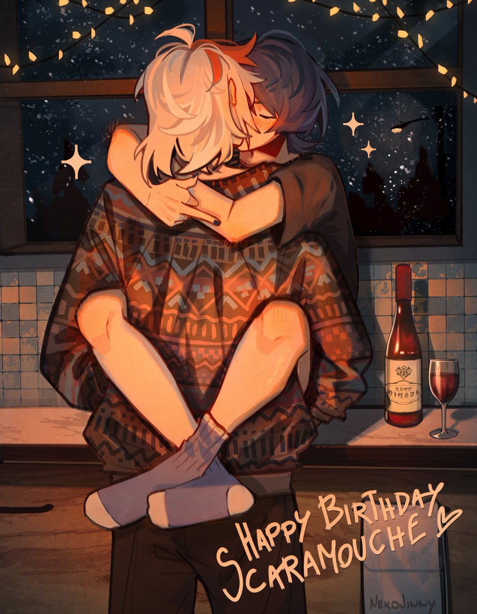 NekoJinnyArt's tweet image. happy birthday pookie :3
#scaramouche #kazuscara