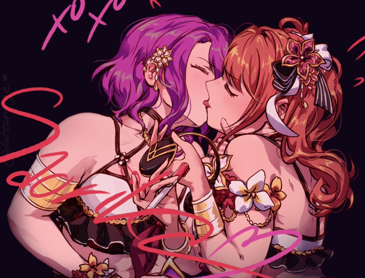 kiss kiss kiss darling!🌺
#D4DJfanart #d4dj_fanillust