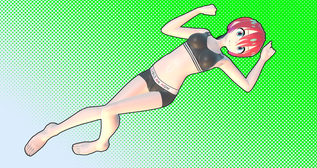 TypeXVroid's tweet photo. SFW version of Machu ready at Ko-fi.  If you want the NSFW version you can wait some days and grab her at Booth. https://t.co/2KdW4bm0T8

#GQuuuuuuX #ジークアクス #machu #VRoidStudio #MateEngine https://t.co/8Jc7MfyPbW