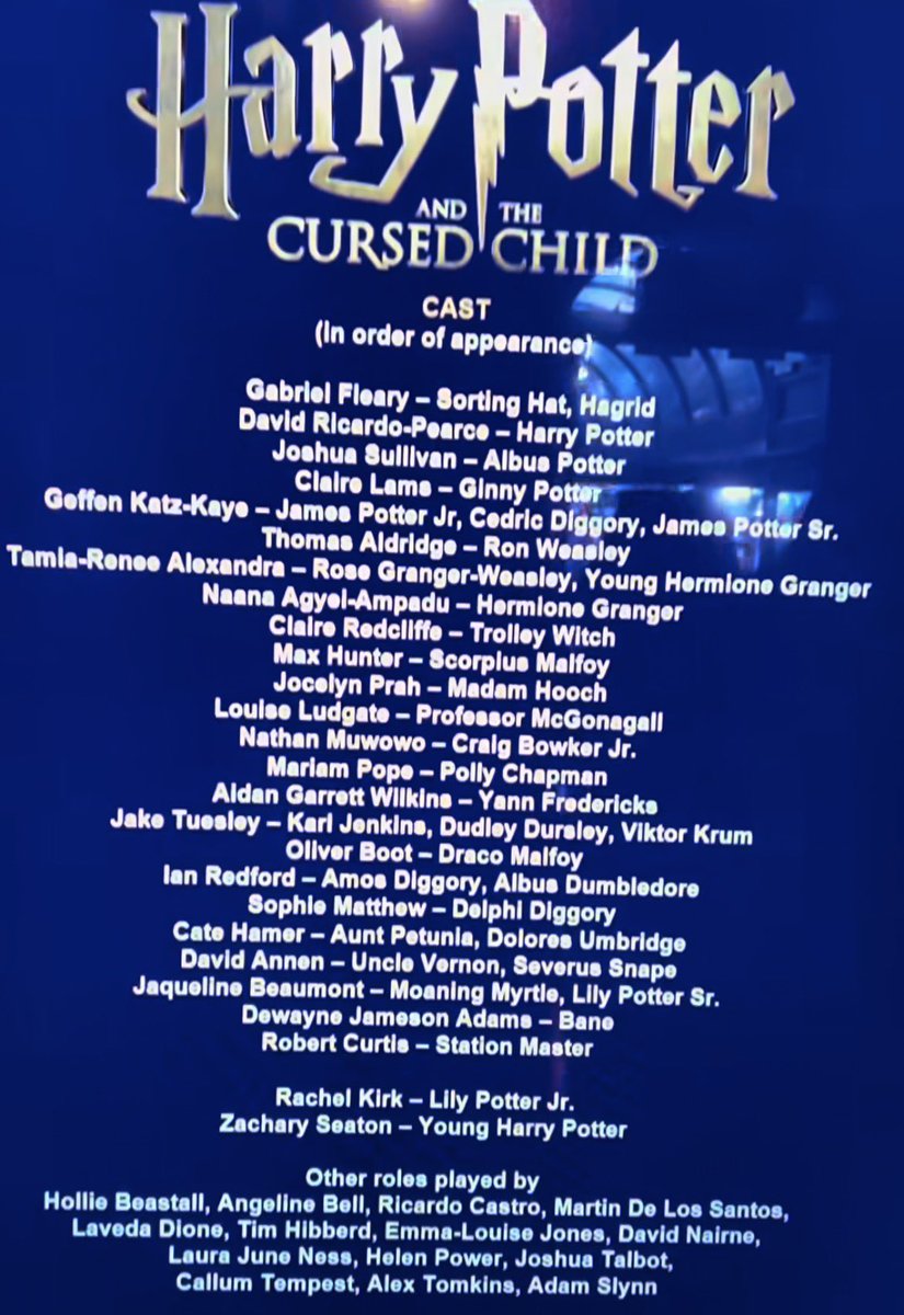 Cursed Child London Fans tweet media