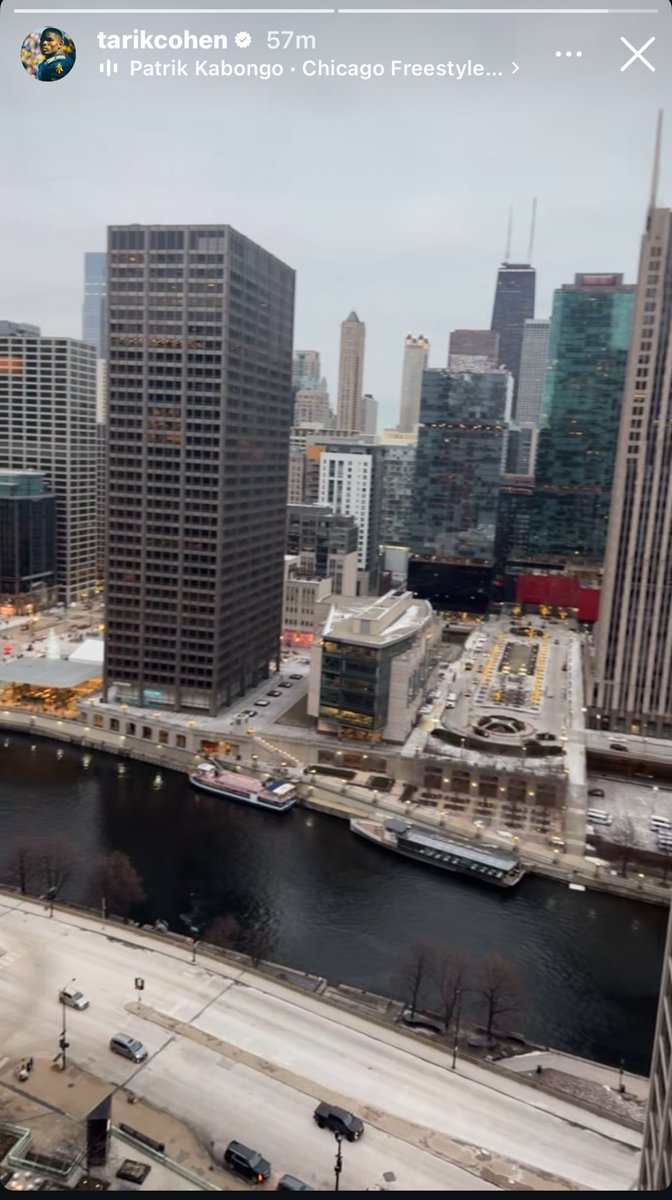 SecondCityBears's tweet image. Former Bears RB Tarik Cohen appears to be in Chicago after hinting he’d attend tomorrows game against Detroit 👀 

(Via: @tarikcohen on IG)