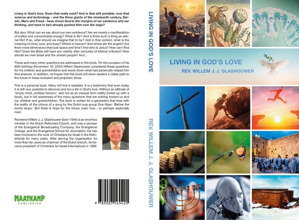 Cover of the upcoming English translation of the original Dutch edition of 'Living in God's Love,' by Rev. Willem J. J. Glashouwer, President of Christians for Israel International.