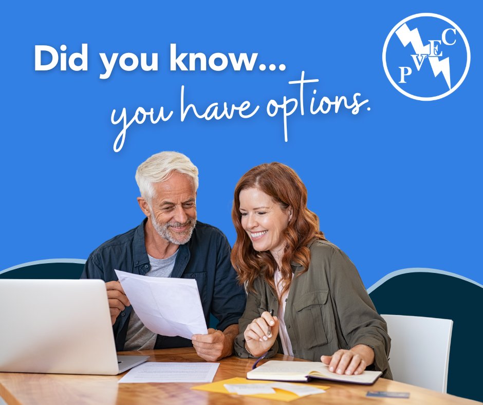 With the holidays behind us, resolve to better manage your finances in 2025. At PVEC, our goal is to offer easy and efficient ways to do business with us. Review our payment options and decide which one works best for you: pve.coop/account/paymen….