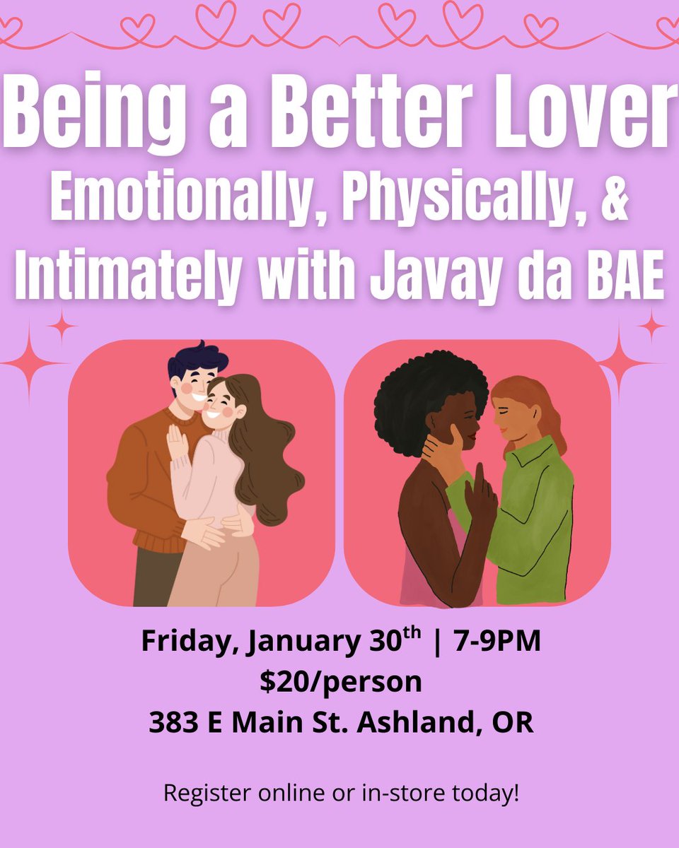 It's a new year which means new opportunities to join me for workshops! I will be doing a virtual Art of Fingering Workshop and an in-person class in Ashland, Oregon. Head to my website to  register for each! #MillennialSexpert  #Workshops #AshlandOregon