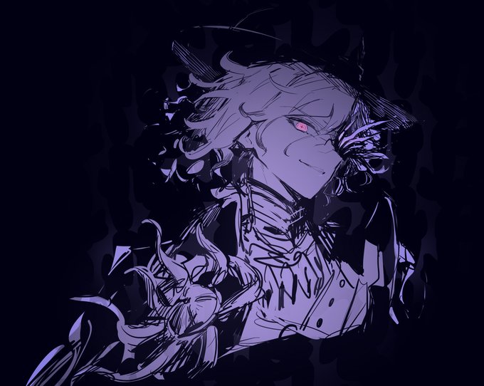 …寝る前にあの人も描いとくか 