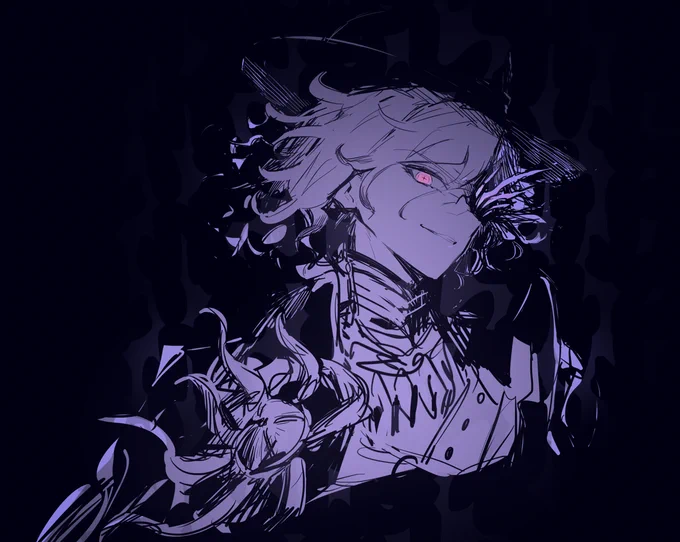…寝る前にあの人も描いとくか