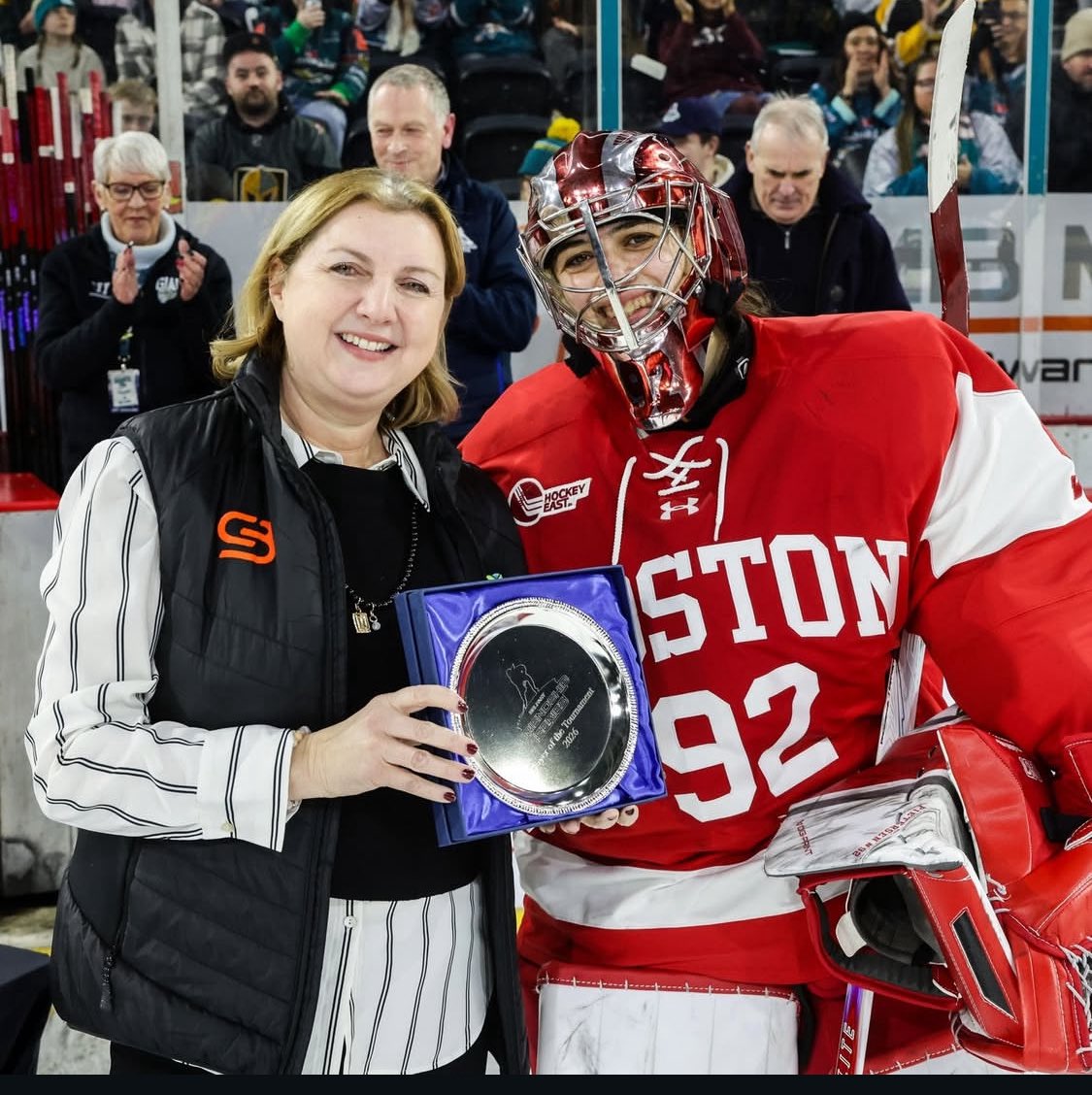 JrDolphins's tweet image. Congratulations to @JrDolphins alumni goaltender Mari Pietersen on being named Player of the Tournament at the ‘Belfast Friendship Series’. #BleedBlueProud #ProveThemWrong