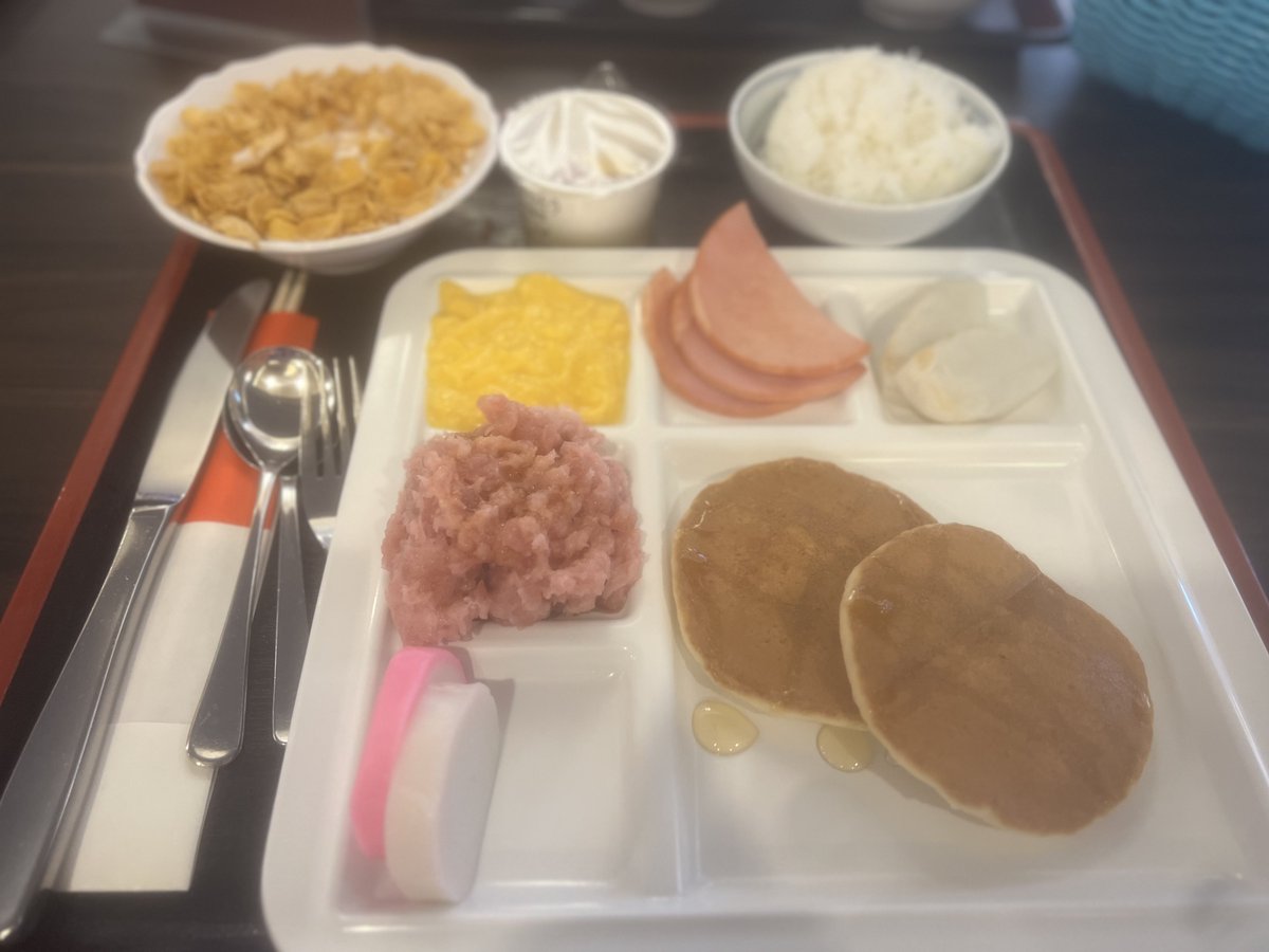 旅行最終日！

朝からこんなに食べれなかった