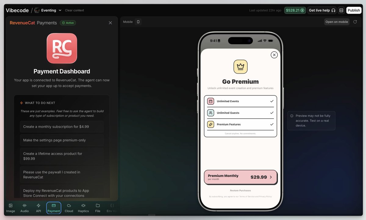 vibecode.dev tweet media