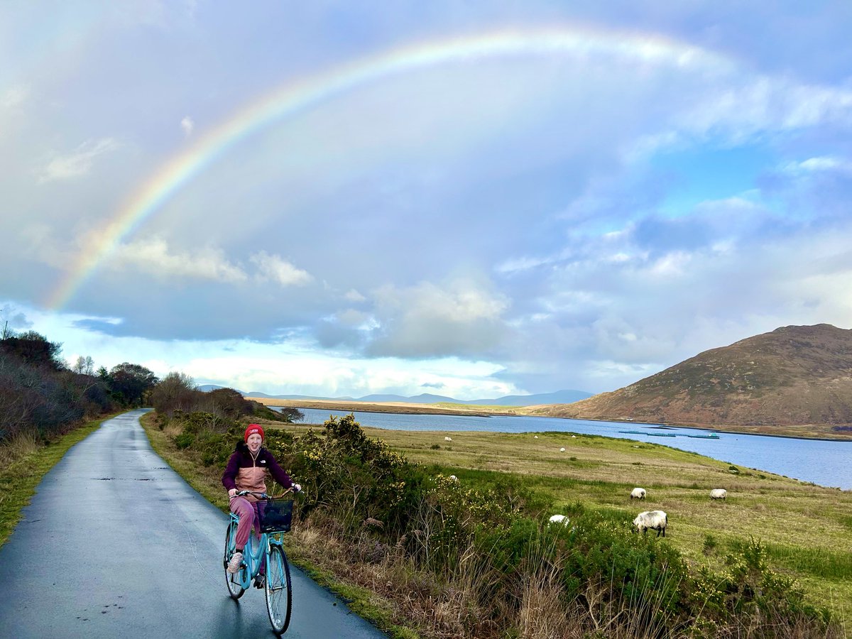 The great western greenway is an extraordinary place. Kudos to Mayo County Council &amp; all involved. Such a brilliant &amp; beautiful place. #greatwesterngreenway #Mayo #cycle #achill #cycling