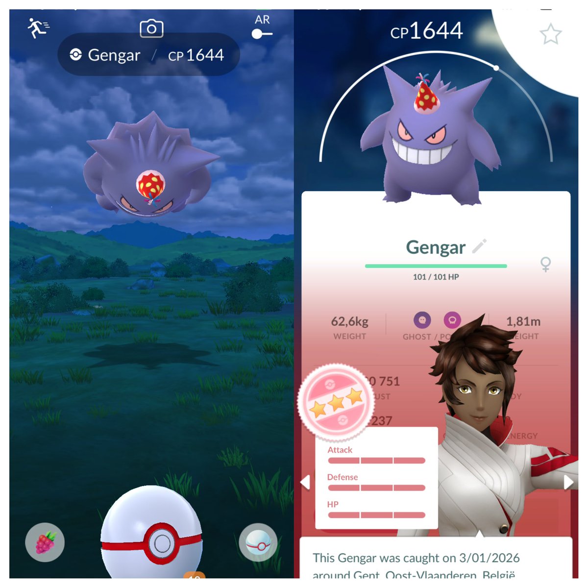 When seeiing <a href="/PoGoMiloUK/">PoGoMiloUKYT</a> getting a hundo from a raid invite of <a href="/Jeroen026PoGo/">Jeroen026</a> I just knew I had to join one too.. thanks so much 😘