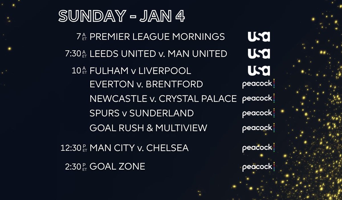 ChathamButler's tweet image. Open at 7am tomorrow for full day of #PremierLeague matches! #Leeds v #ManUnited gets us kicked off at 7:30am!