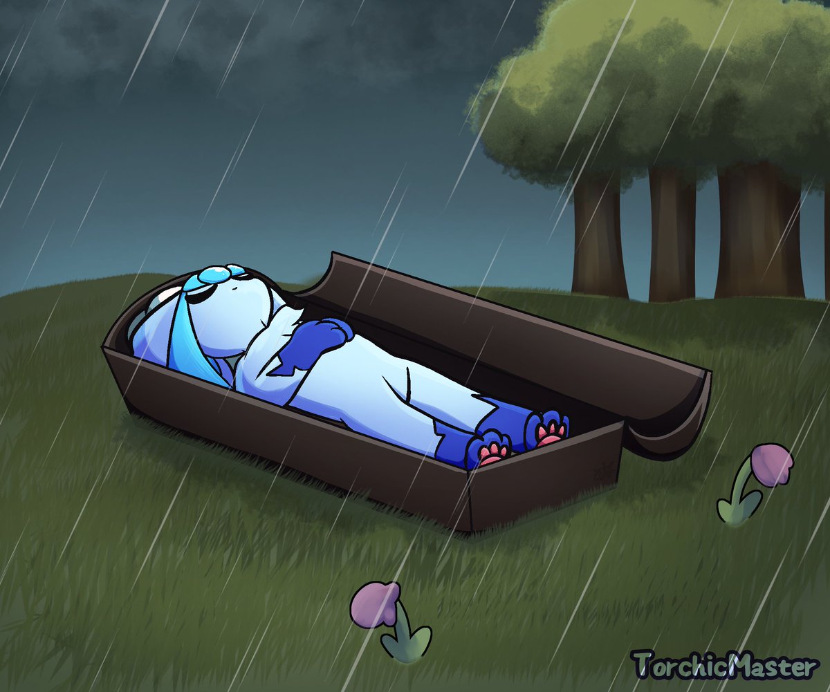 Now what if no one ever showed up? 🖤☔️