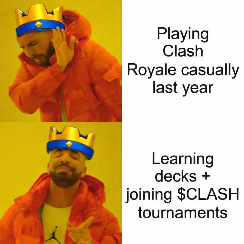 Same game. Different mindset. 👑 #ClashRoyale $CLASH