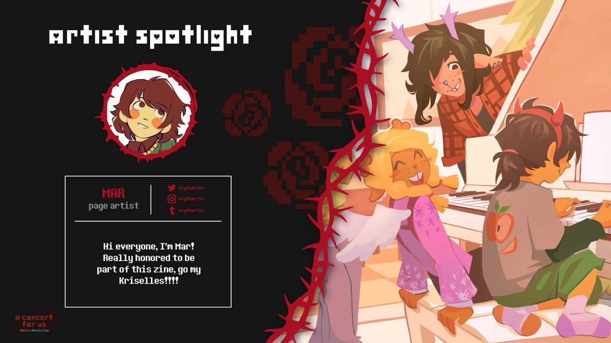 A Concert for Us 🍎❄️ Kriselle zine tweet media