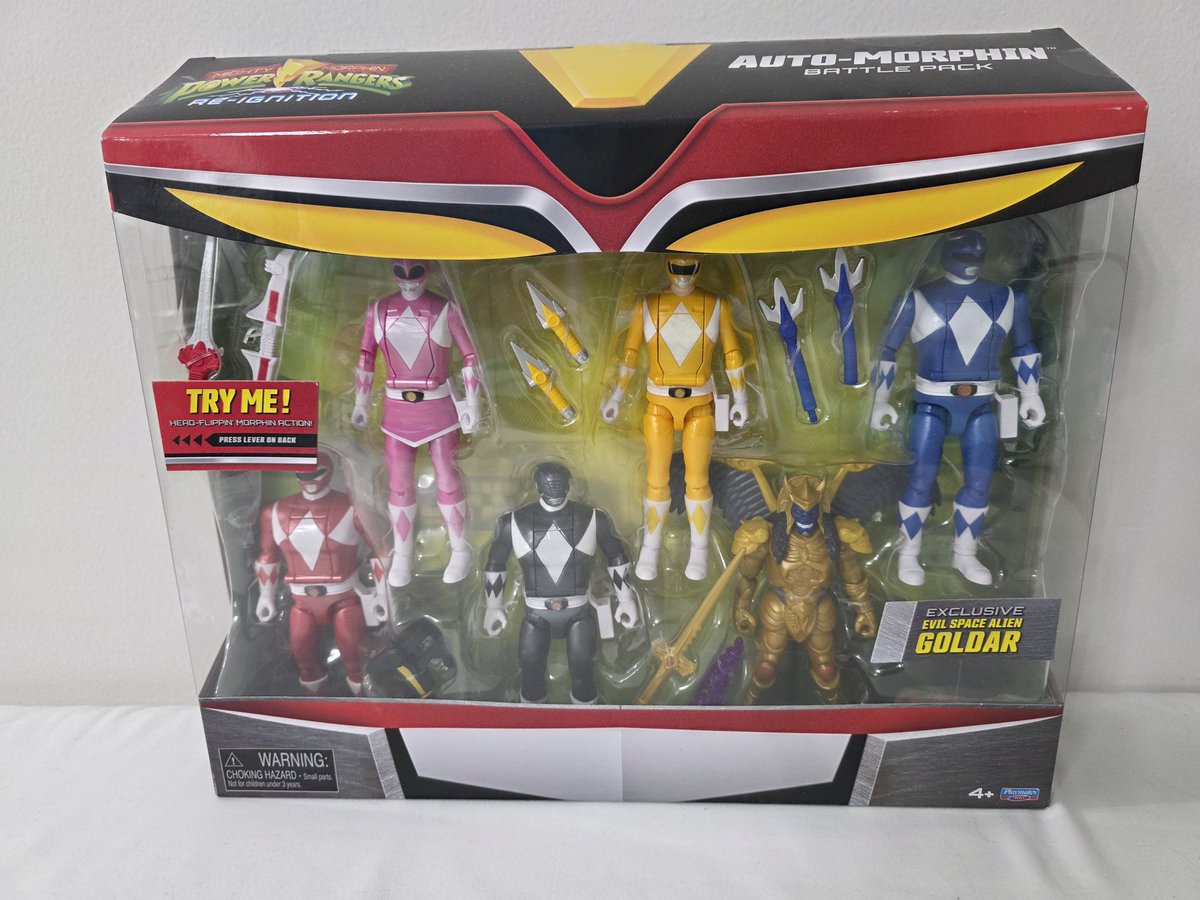 razzle1337's tweet image. ⚡ Giveaway! ⚡️

Repost + Like + Follow to win this Mighty Morphin Power Rangers Re-Ignition Auto Morphin Battle Pack!

USA Only! Winner chosen 1/6!