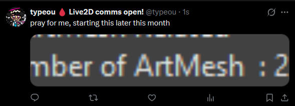 typeou 🩸 Live2D comms open! tweet media