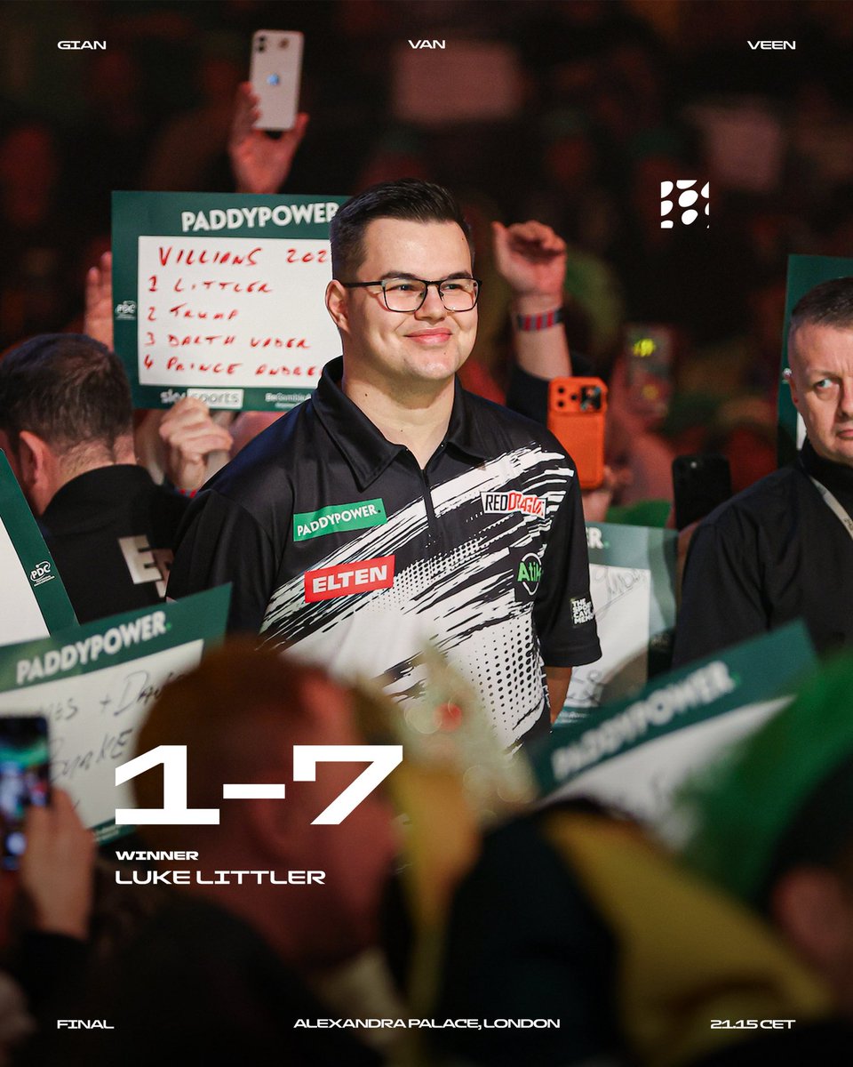 GVV180's tweet image. Wow, what a World Championship this has been for me. Obviously I am really gutted with the result today, but I think we can all agree that @lukethenukelittler is a different animal. He is a very deserved winner and back-to-back World Champion. Enjoy it mate👏