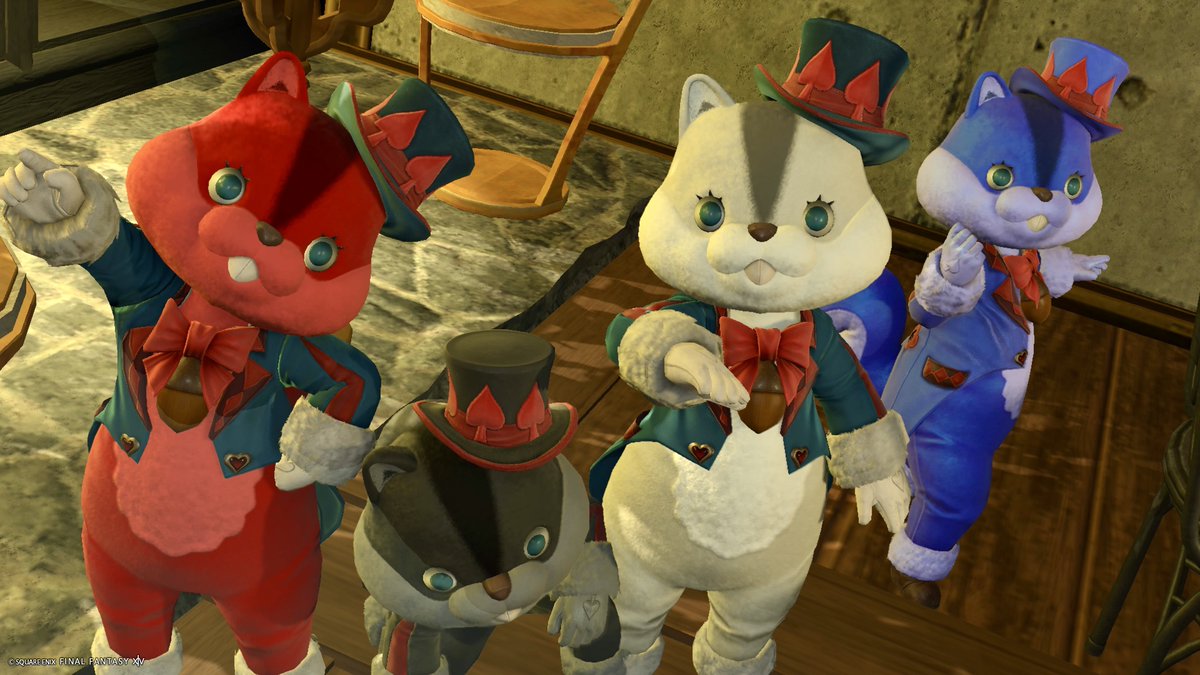 着ぐるみのララ達の中身を見てやろうとしたら逆にリスの呪いを受けてリス戦隊に入ってしまった…

何の店だかわからんw
 #喫茶もも