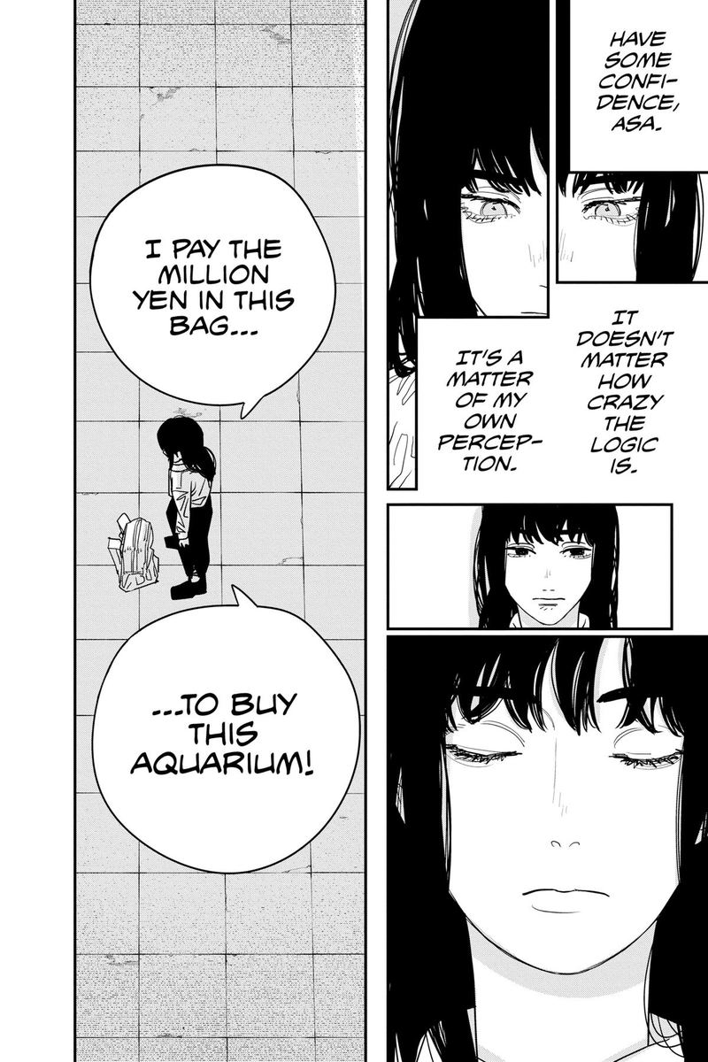 Ichigo_WD's tweet image. One of the few people to actually pick up on the fact that Gun/Tank aren't literally Yoru's children.

Asa/Yoru's power is based on delusion.