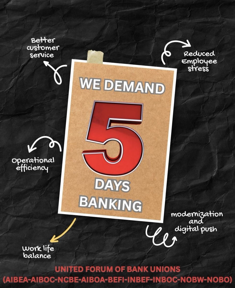 Tradeunionactiv's tweet photo. We demand honouring of the signed MOU between UFBU &amp; IBA for immediate implementation of 5-Day Banking.
#5DayBankingNow
@DFS_India @IBAIndia @NSitaraman @ChiefIba @PMOIndia @FinMinIndia https://t.co/57Ecnm7DWe